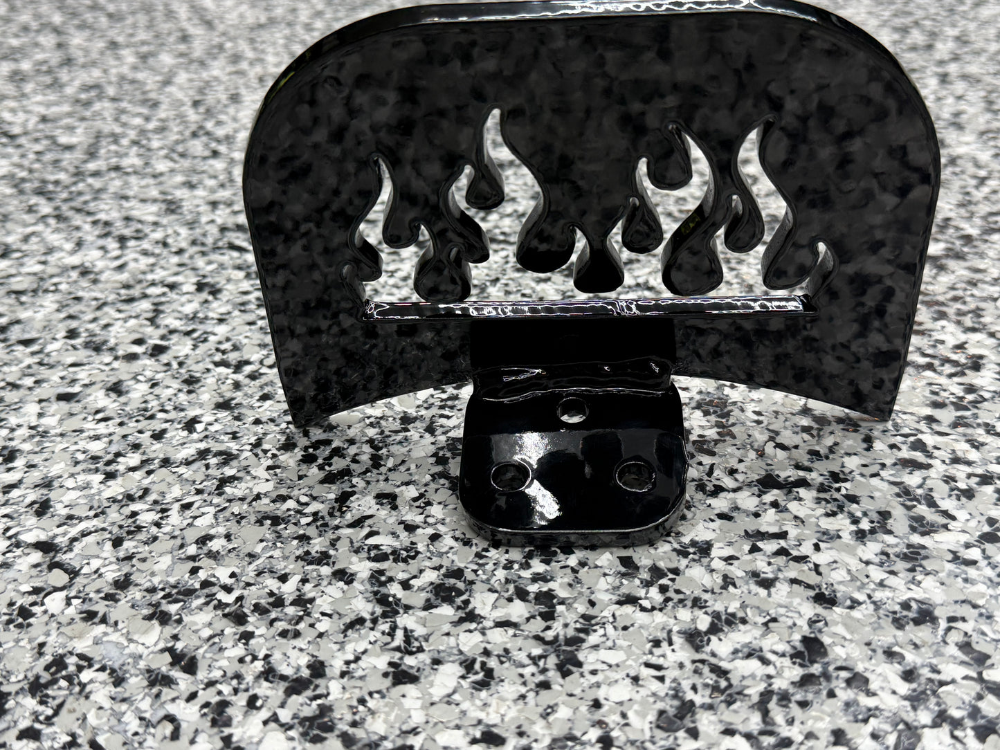 Harley step plate flame