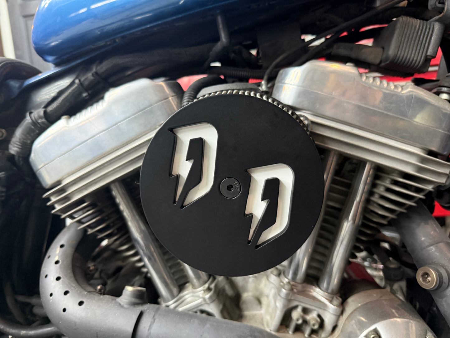 Dutchmaster designs Air cleaner cover with back plate