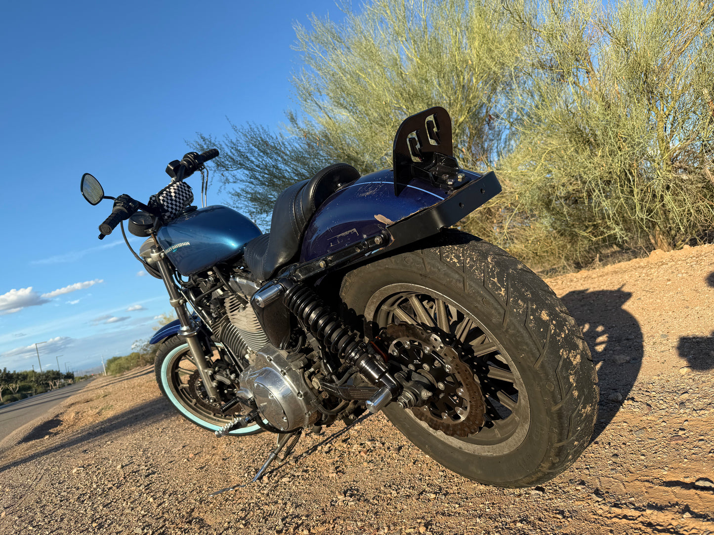 Dyna billet aluminum lower shock sliders slim series